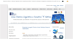 Desktop Screenshot of liceorsettimo.eu